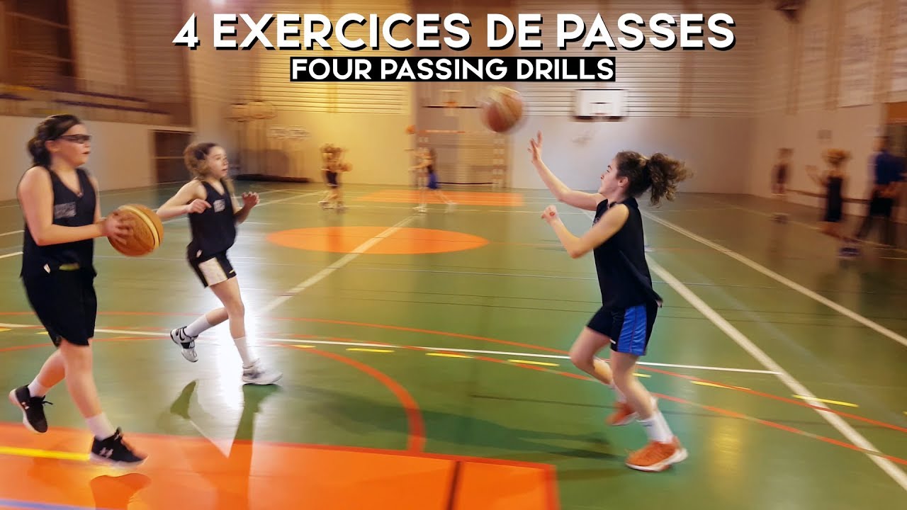 QUATRE EXERCICES POUR PERFECTIONNER LA PASSE (Four passing drills)