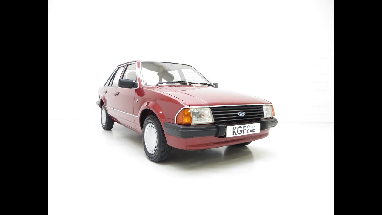 A Sumptuous Ford Escort Mk3 1.6 Ghia with Just 49,986 Miles - SOLD!