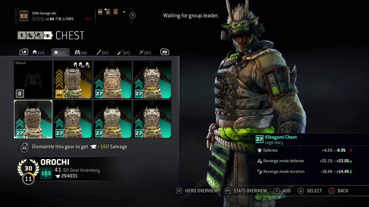 FOR HONOR - Orochi Full LEGENDARY Sword Set & Season 3 Gear!!