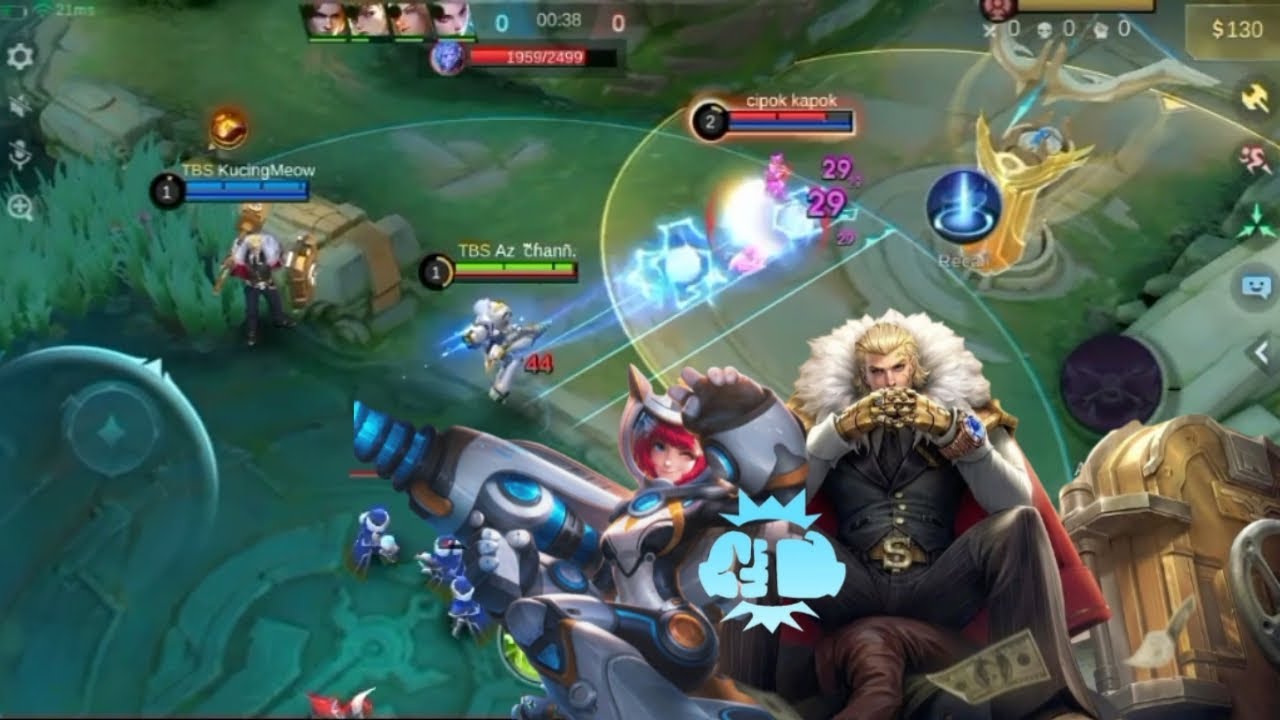Duo bersama KucingMeow, ku Kimmy mid dan Tigreal Roam!!  - Mobile Legends