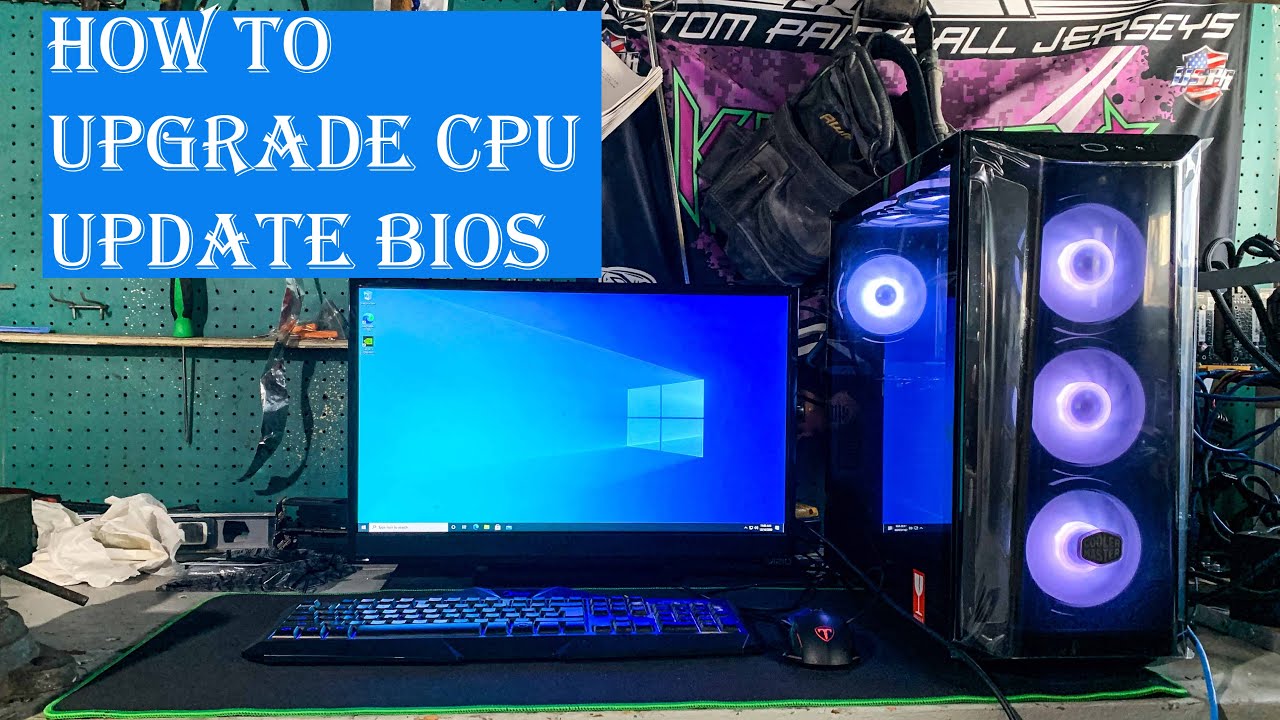How to upgrade a CPU and update BIOS