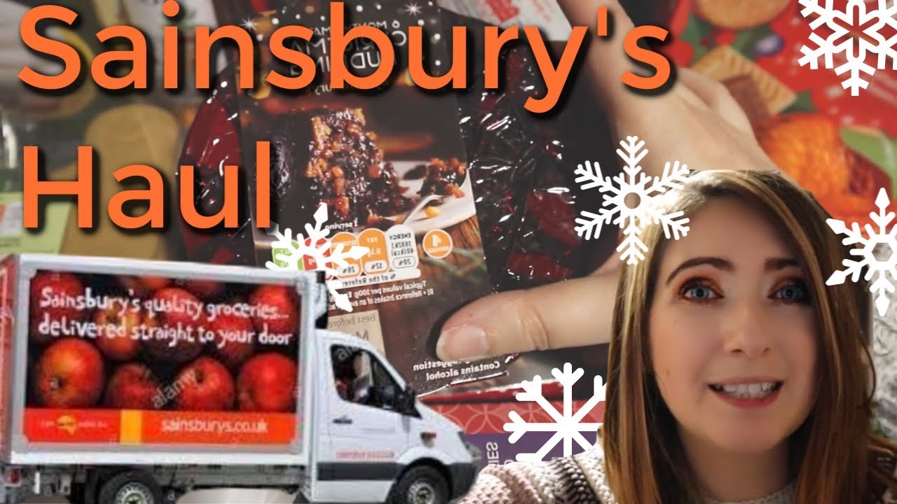 Sainsburys Christmas Food Haul 2018