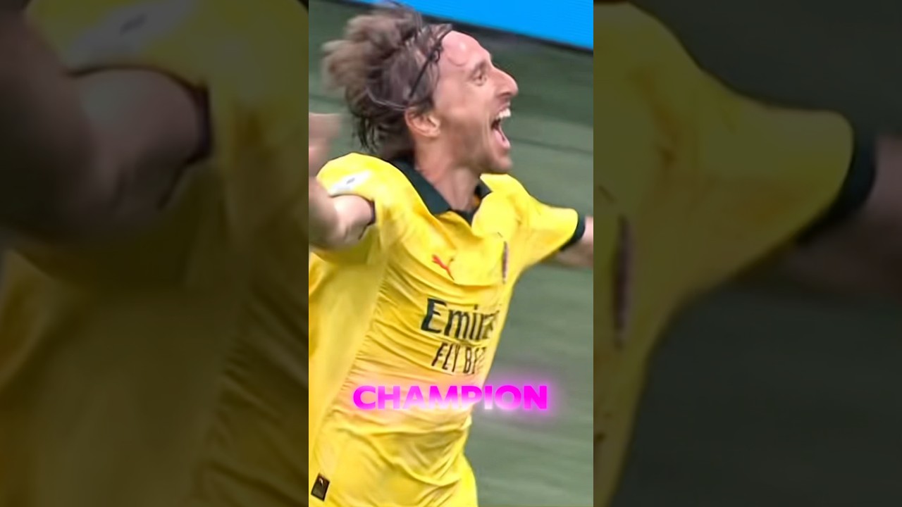 Legend GOAT || Luca Modric first goal for Milan 