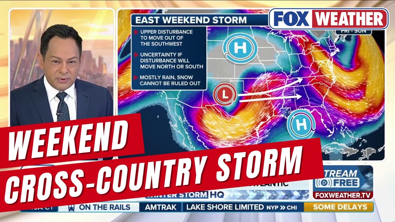 Cross-Country Storm To Soak Millions Across Southern Plains And Deep South This Weekend