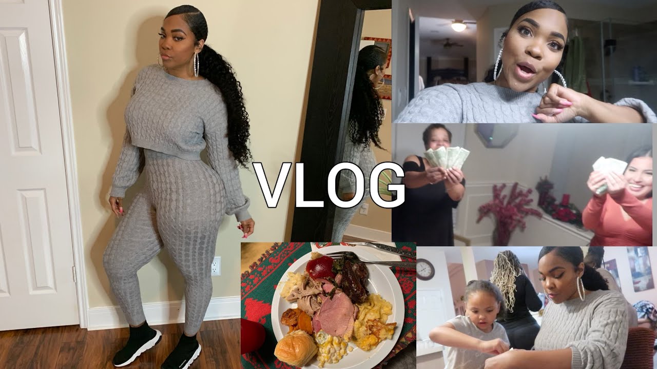 VLOG: MISSING MY MOM 😞| EXPERIMENTING WITH MY HAIR | XMAS HOUSE PARTY | Gina Jyneen