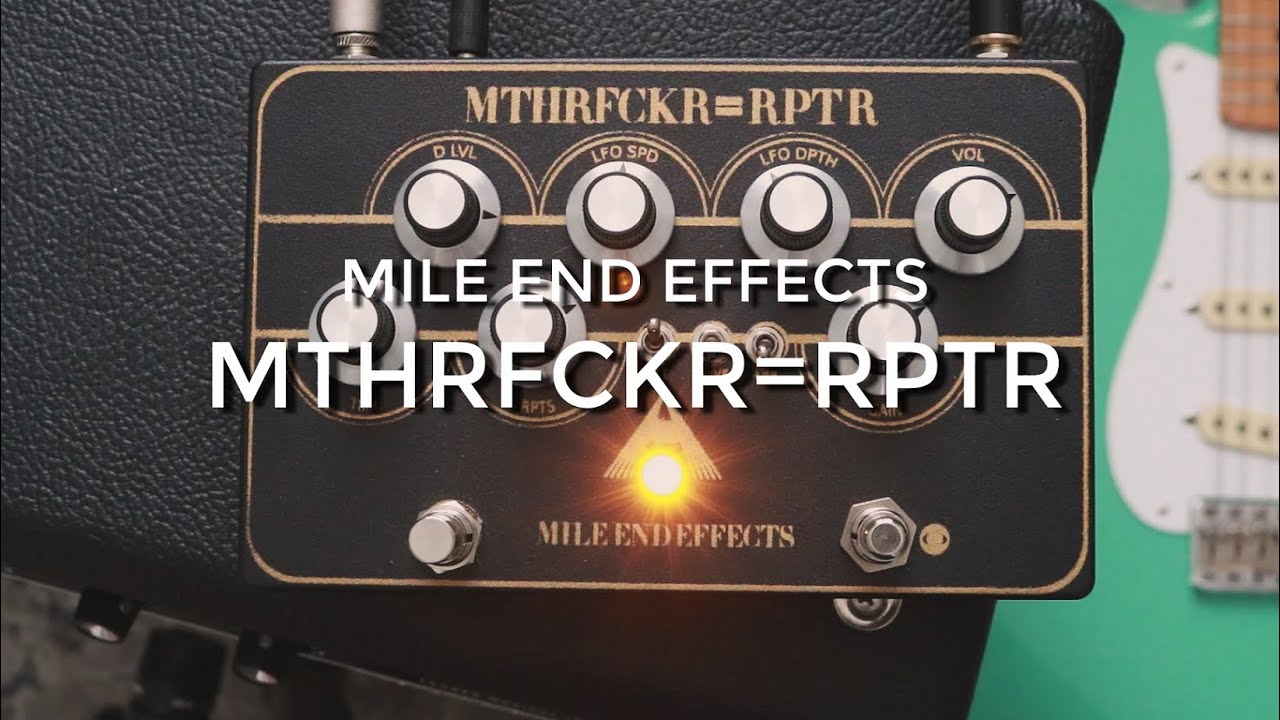 Mile End Effects MTHRFCKR=RPTR Cassette Tape Delay/Pre-Amp