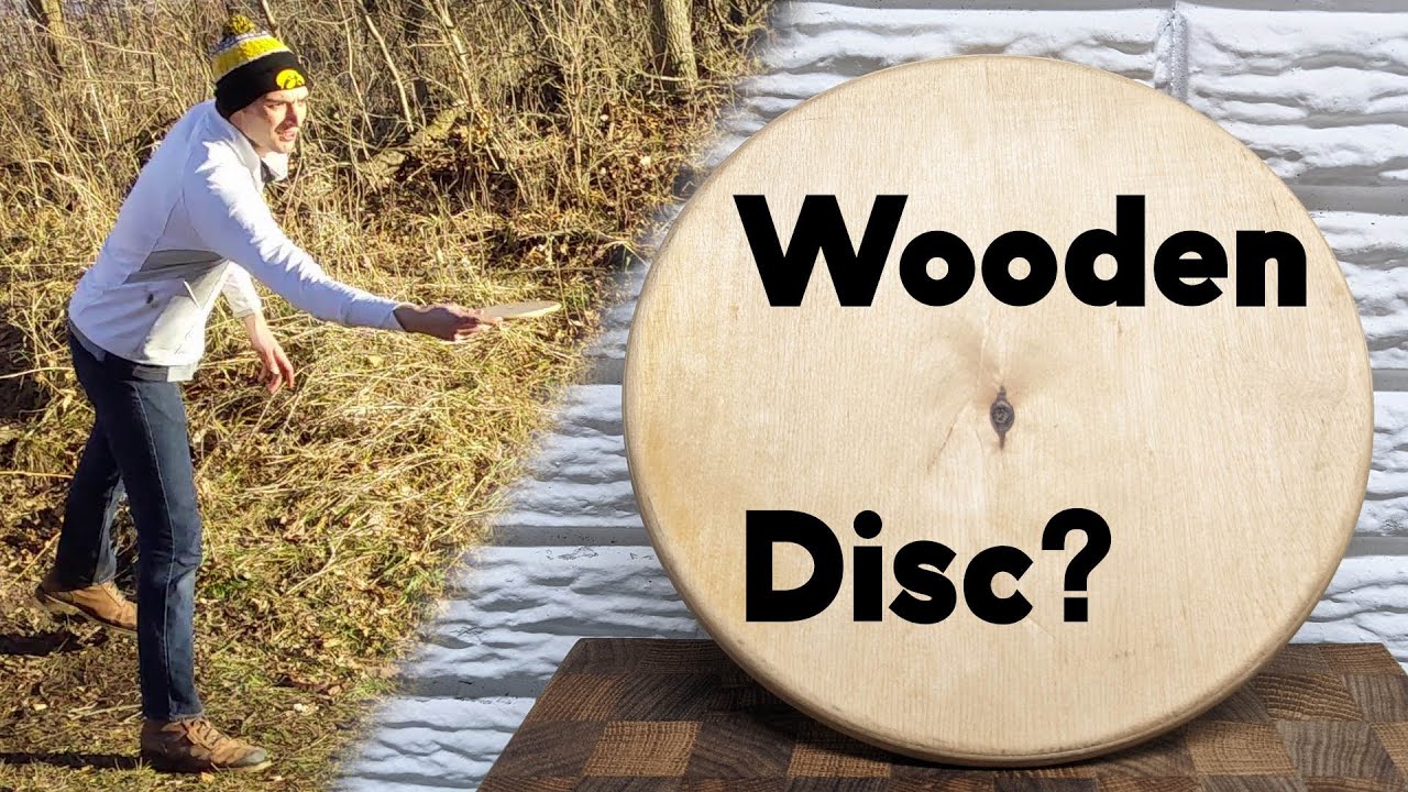 Throwing a Wooden Disc Golf Disc (and Making It)