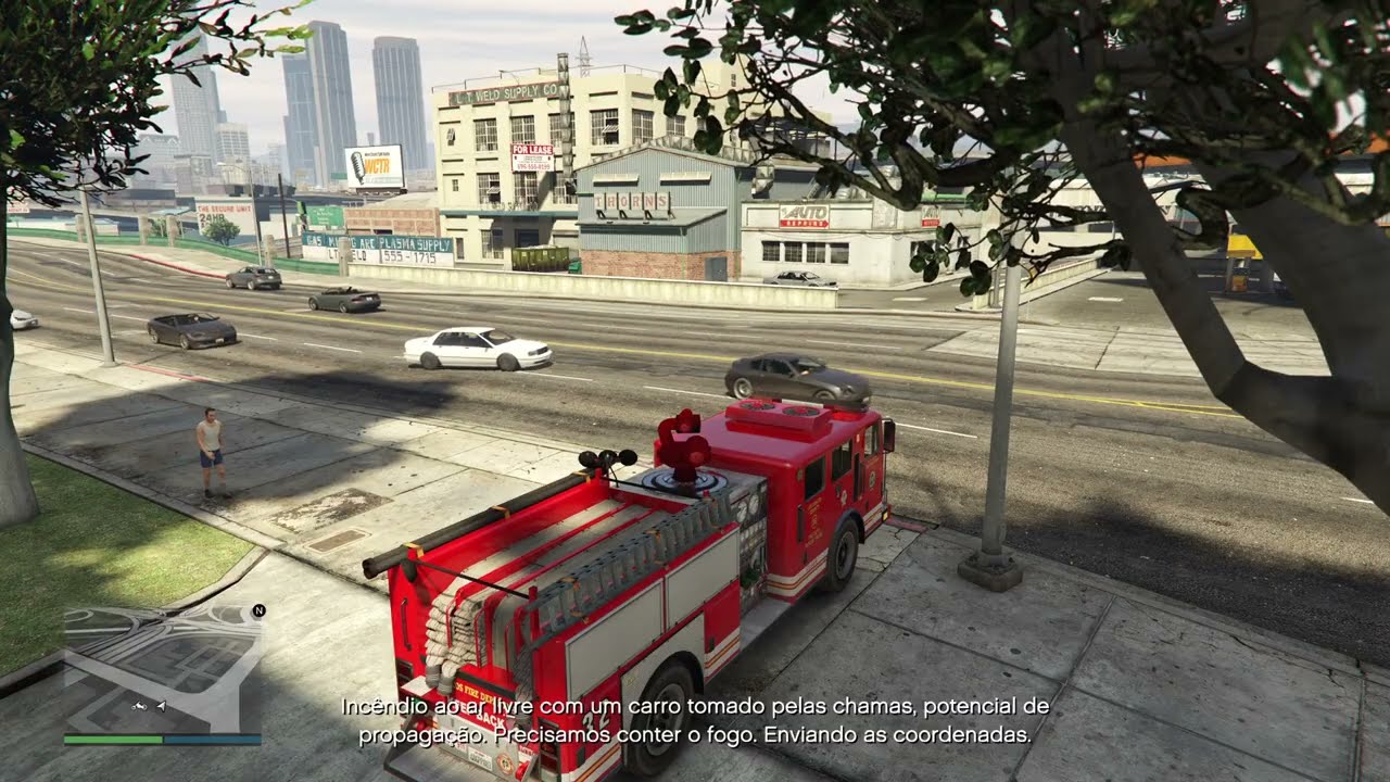 Bombeiro e entregador de Suprimentos médicos - GTA Online | #88