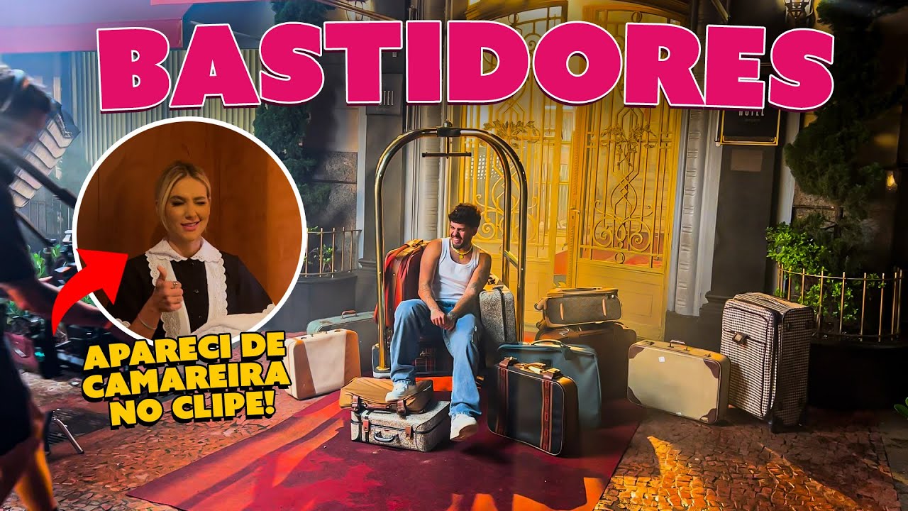 MOSTREI COMO FOI GRAVADO O CLIPE MODO SAFADO COM O LIVINHO!!!