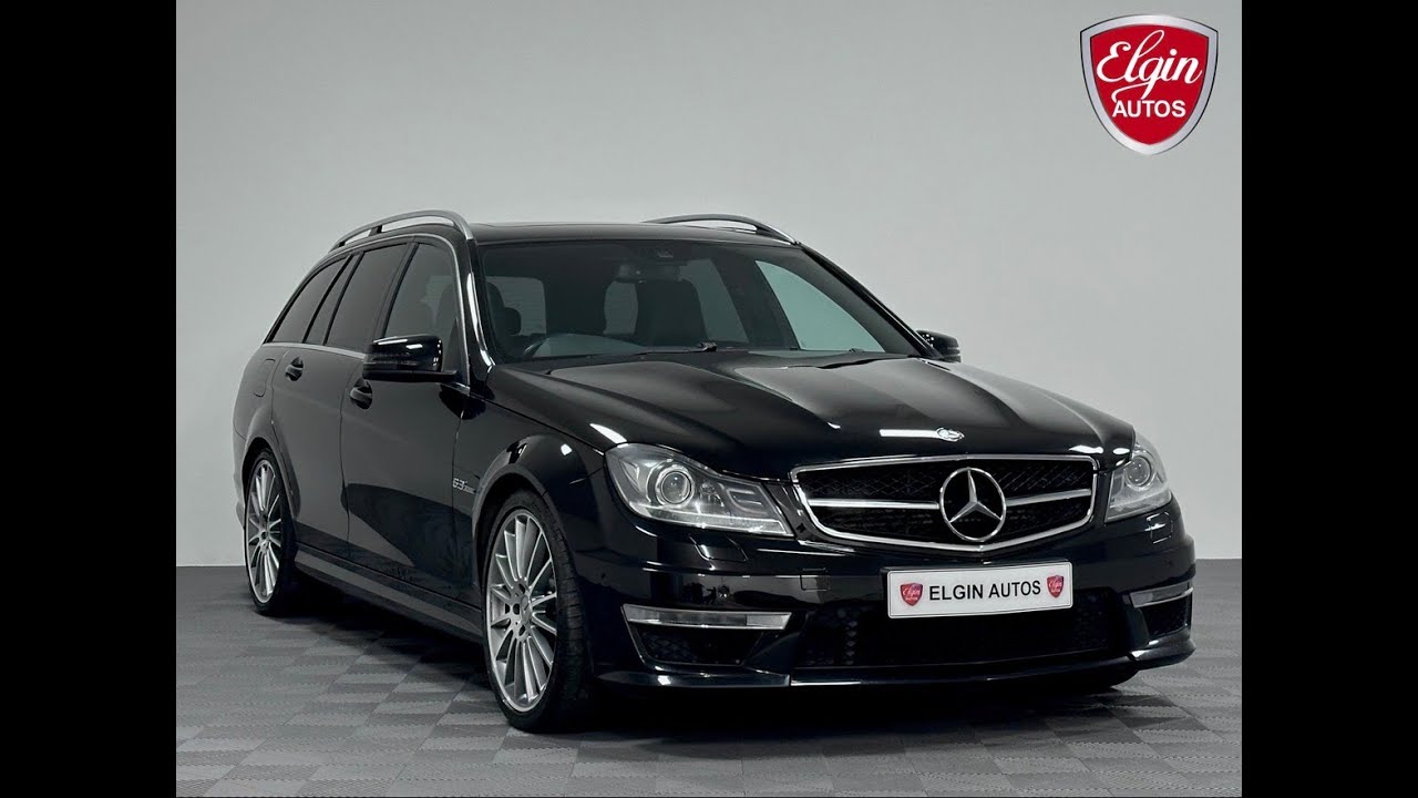 2013 - Mercedes Benz C63 AMG Estate 6.3 V8 MCT - Magnetite Black - Walkround Video