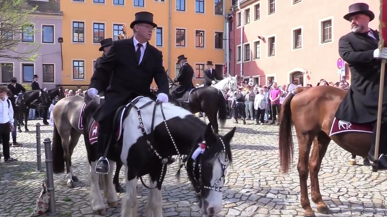 Osterfestes in Bautzen wird mit dem Ausritt der Osterreiter 20.4.25