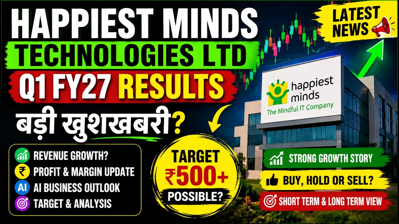 Happiest Minds Technologies Q1 FY27 Results | Latest News | Share Target | Buy or Sell? | Analysis