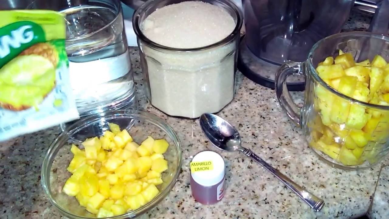 Miel o Jarabe de PIÑA para raspados o raspadillas
