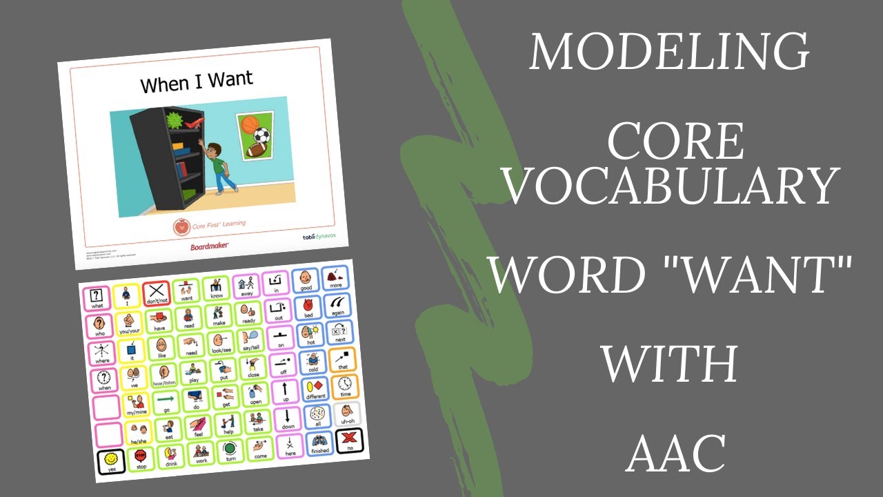 Modeling Core Vocabulary Word 