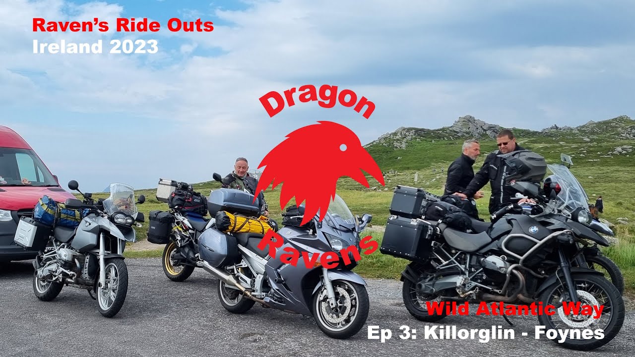 Wild Atlantic Way [WAW] IRELAND 🇮🇪 Motorcycle Tour: Ep 3 -  Killorglin - Foynes