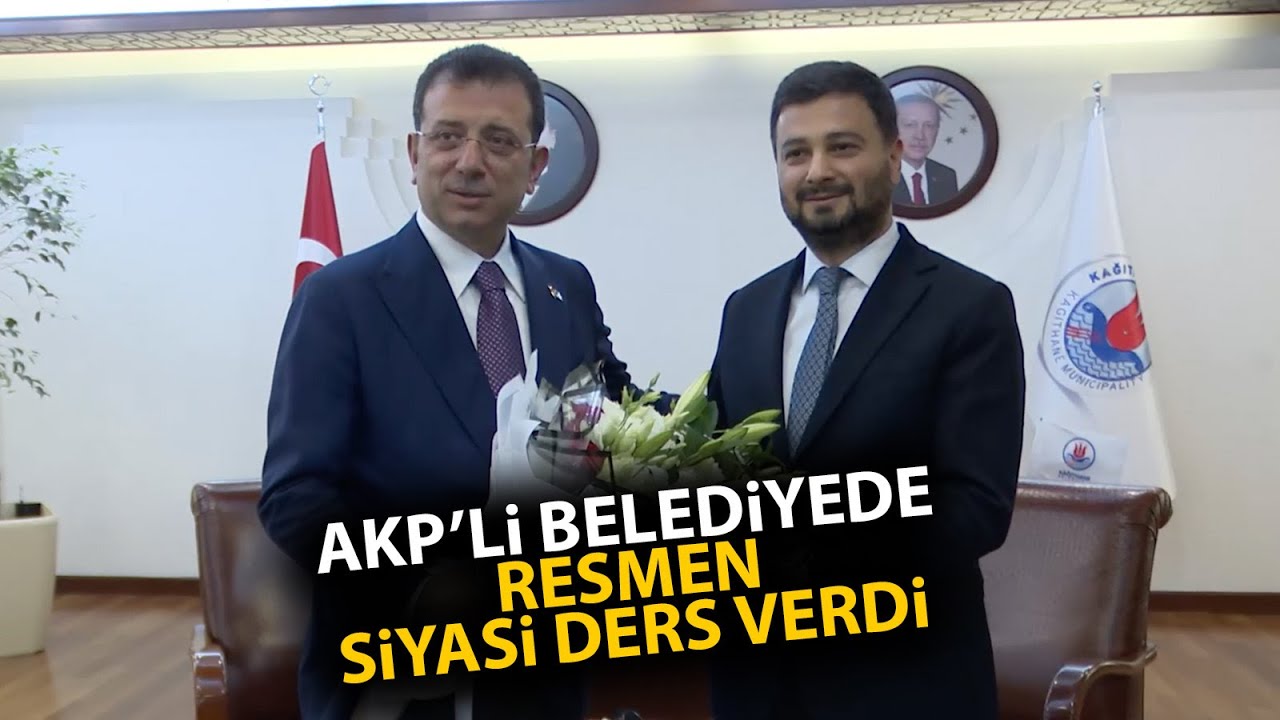 Ekrem İmamoğlu, AKP'li Kağıthane Belediyesi'nde resmen siyaset dersi verdi!
