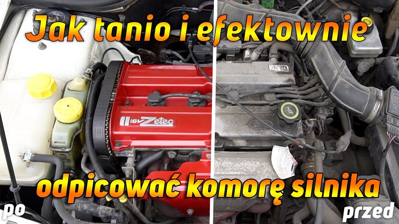Jak tanio i efektownie odpicować komorę silnika ?