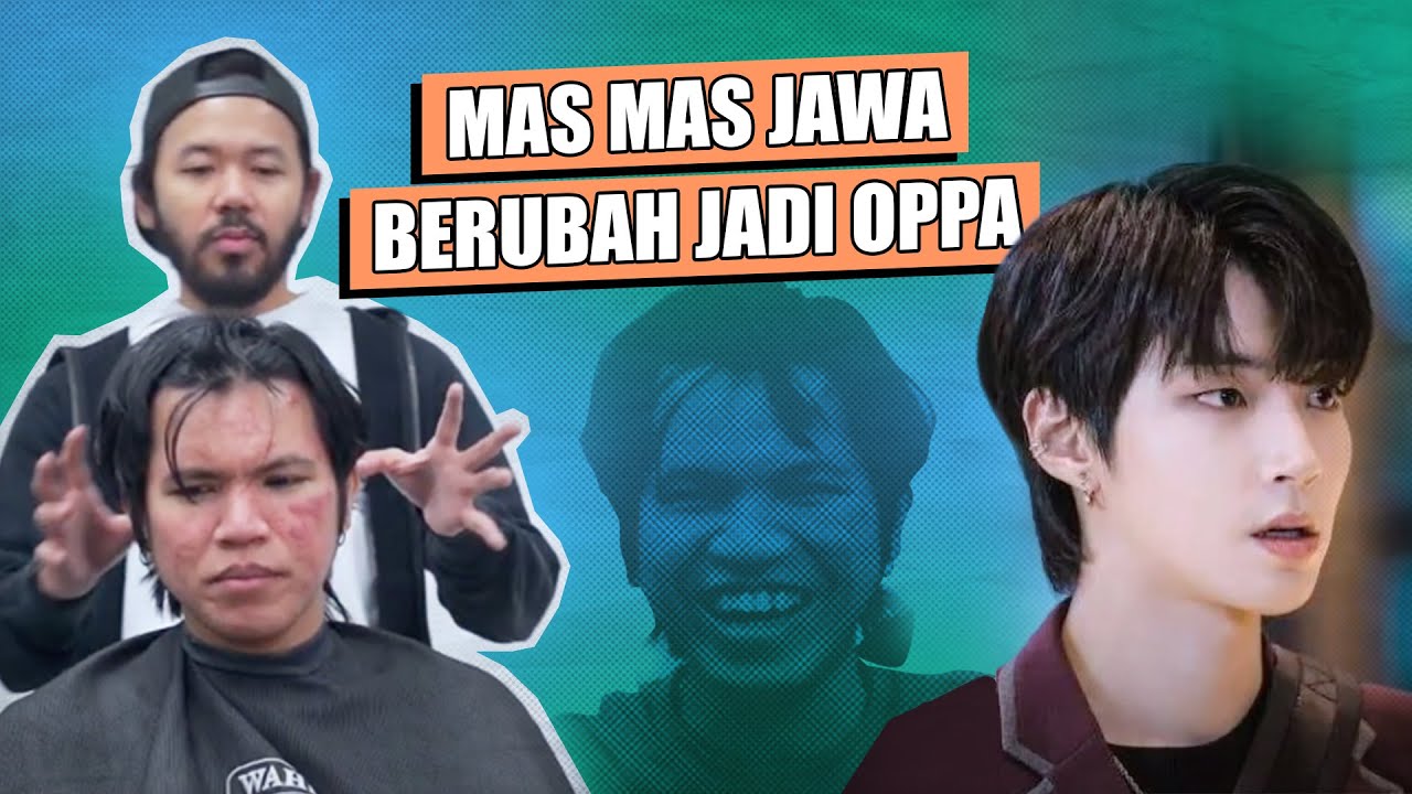 JAUH2 DARI JAWA PENGEN CUKUR MODEL KOREA BEGINI HASILNYA‼️