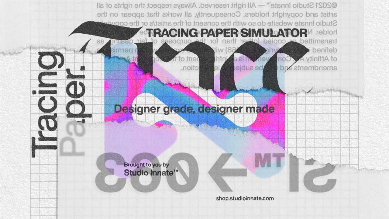 Tracing Paper Simulator in Photoshop