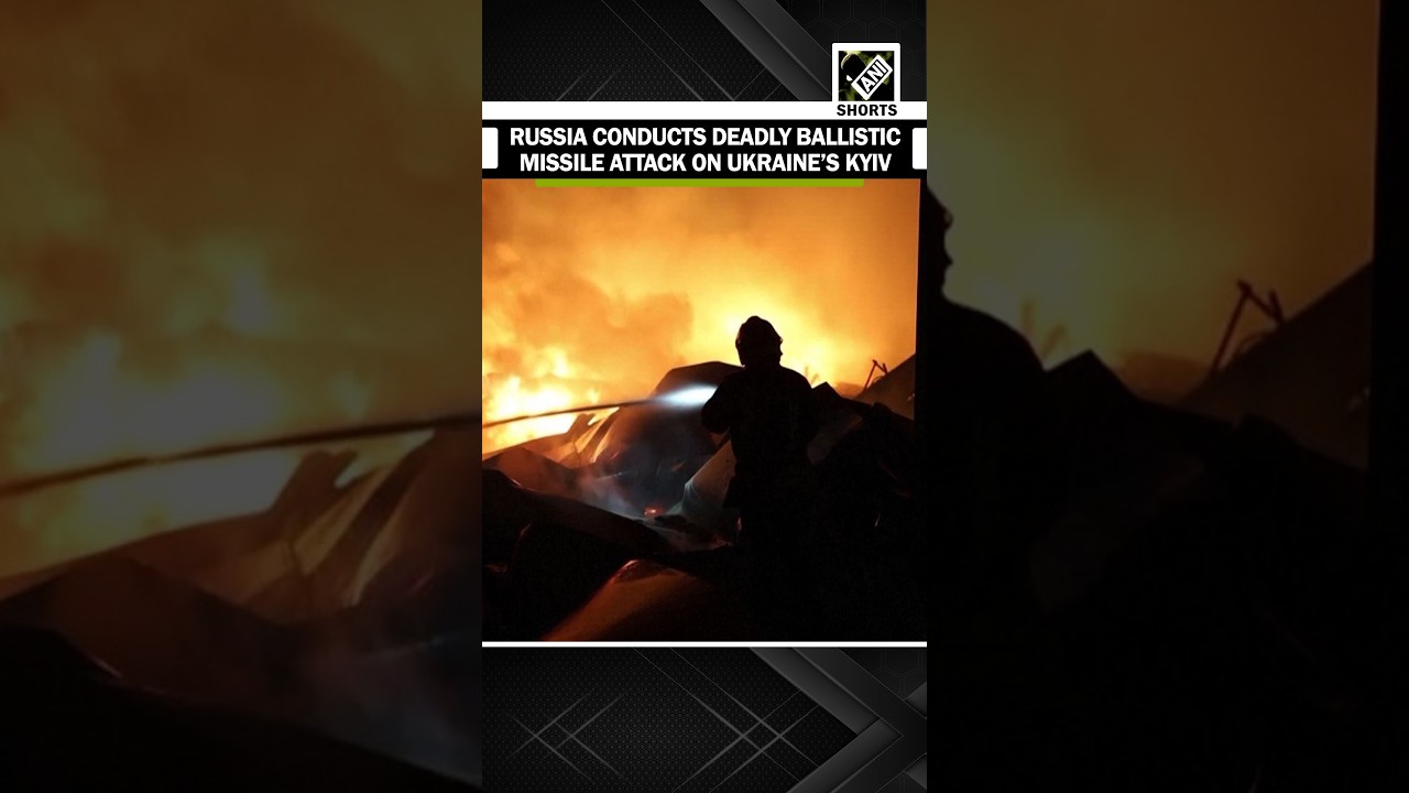 Russia&rsquo;s deadly ballistic missile attack sparks multiple fires in Ukraine&rsquo;s Kyiv