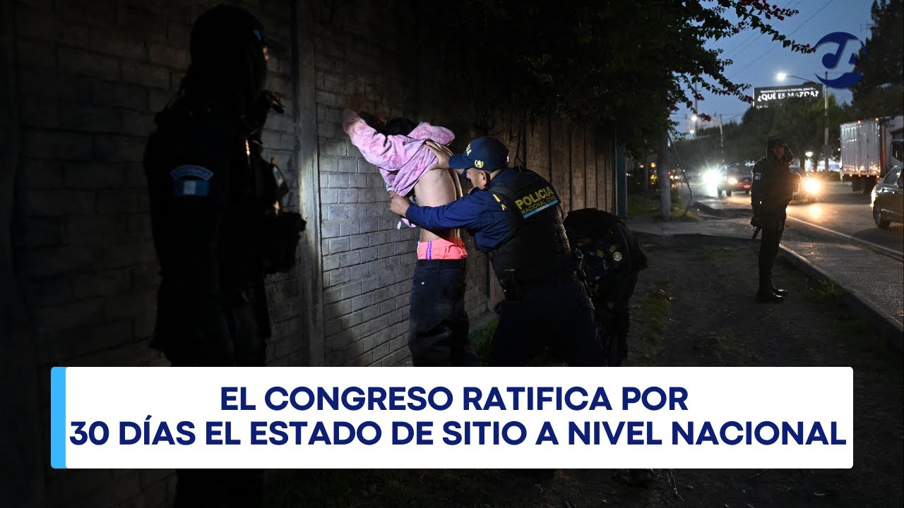 Congreso aprueba el Estado de Sitio