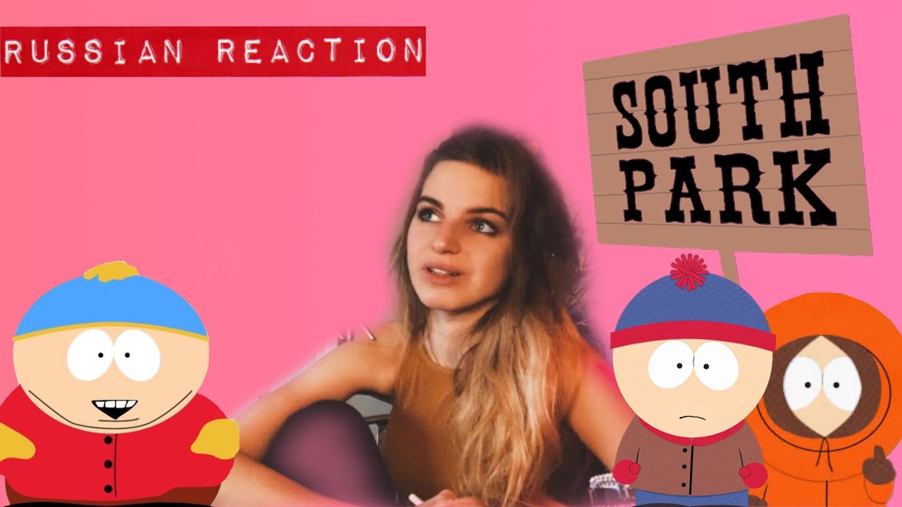 SouthPark - funny moments (Russian reacts)
