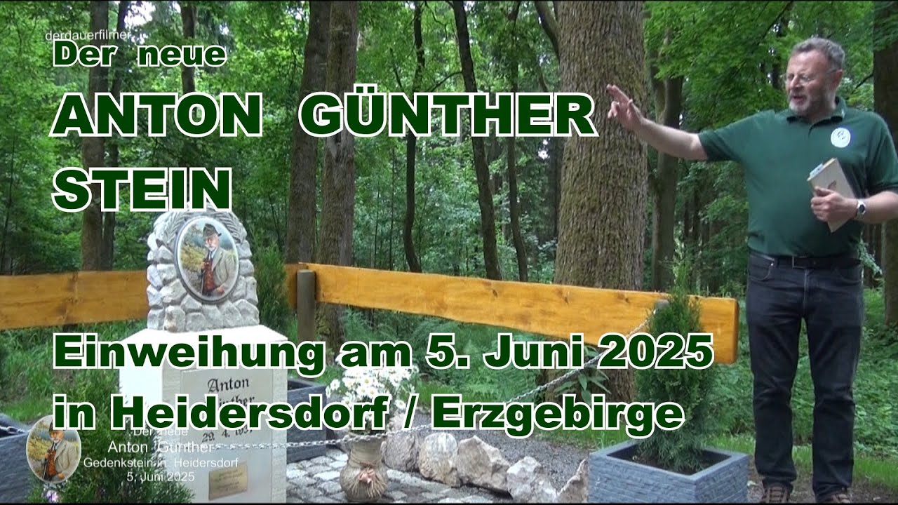 Der neue Anton Günther Gedenk-Stein