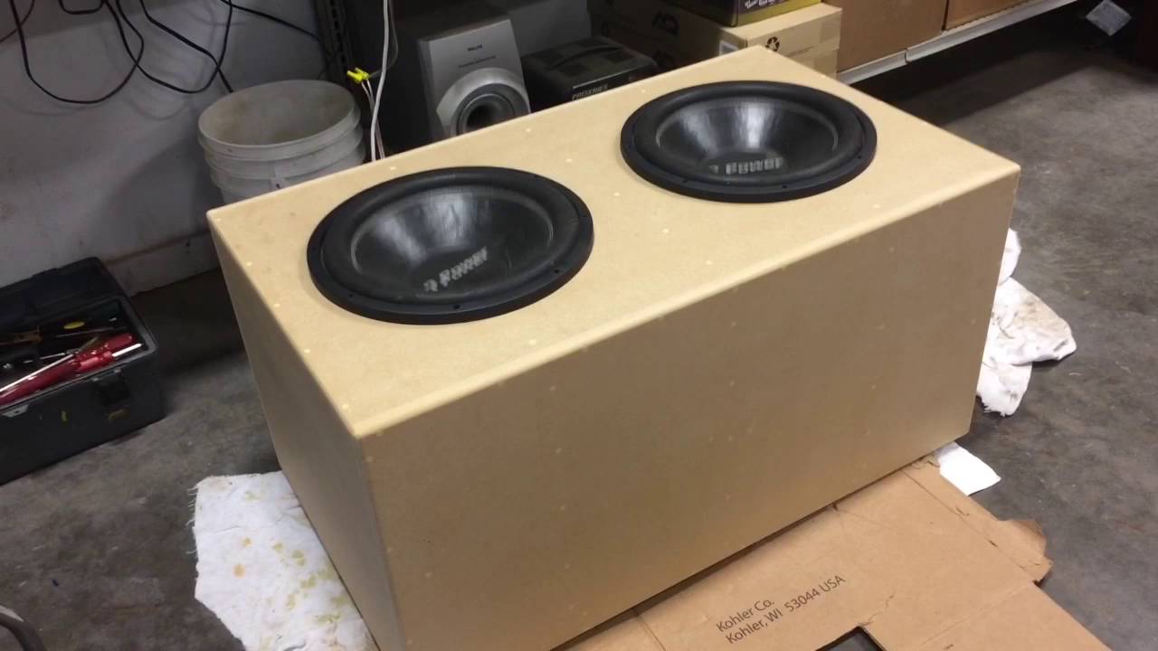 Sealed box build for 2-15