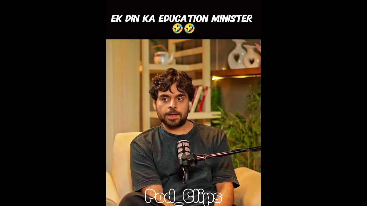 Ek Din Ka Education Minister |comedy video fake podcast video | Cjp Protest | Credit:- @SatishRayTV
