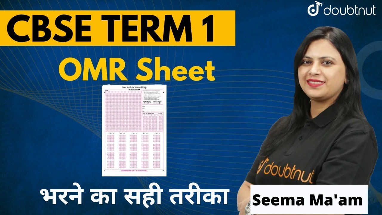 CBSE | Guidelines for Term1 OMR Sheet | How to Fill OMR-Sheet | Class-10 & 12 | Do's and Dont's