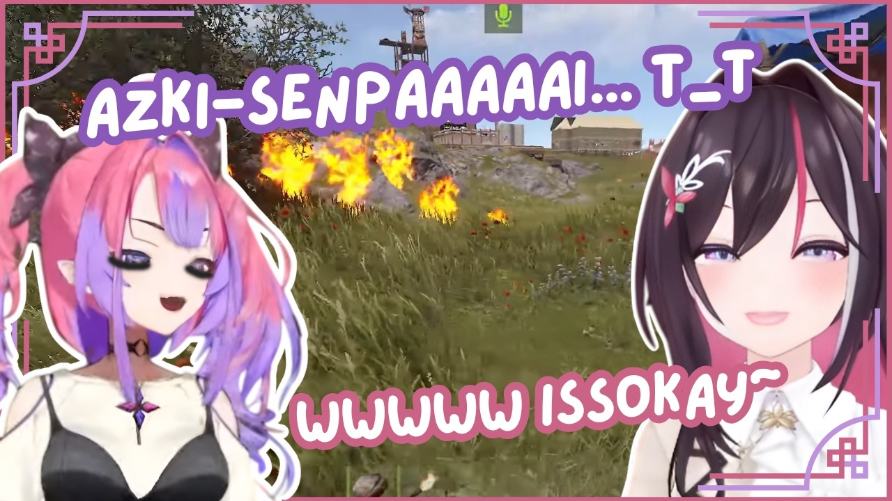 Vivi First HELI Flight Is A DISASTER!! AZKi CAN'T STOP Laughing!! #HoloRUST | Hololive Clip