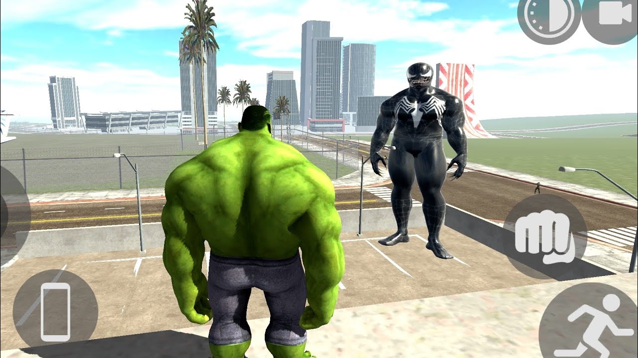 The Hulk Vs Venom || Indian bike driving 3d game 