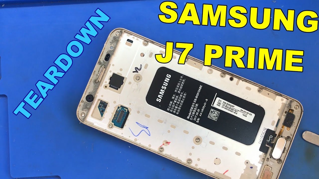 فك شاشة وتشريح سامسونج j7 prime+J5 PRIME