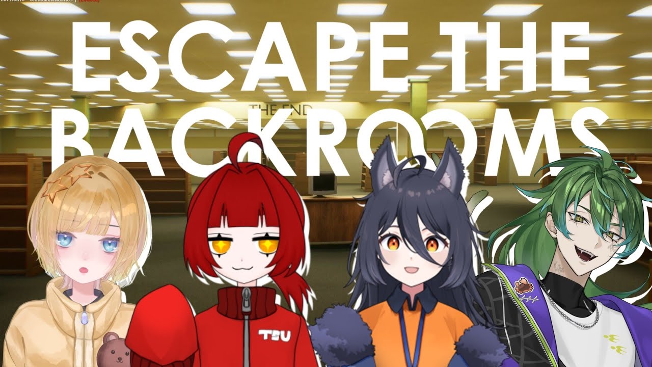【バックルームコラボ配信！】とんでもないところに迷いこんじまったみたいだ...