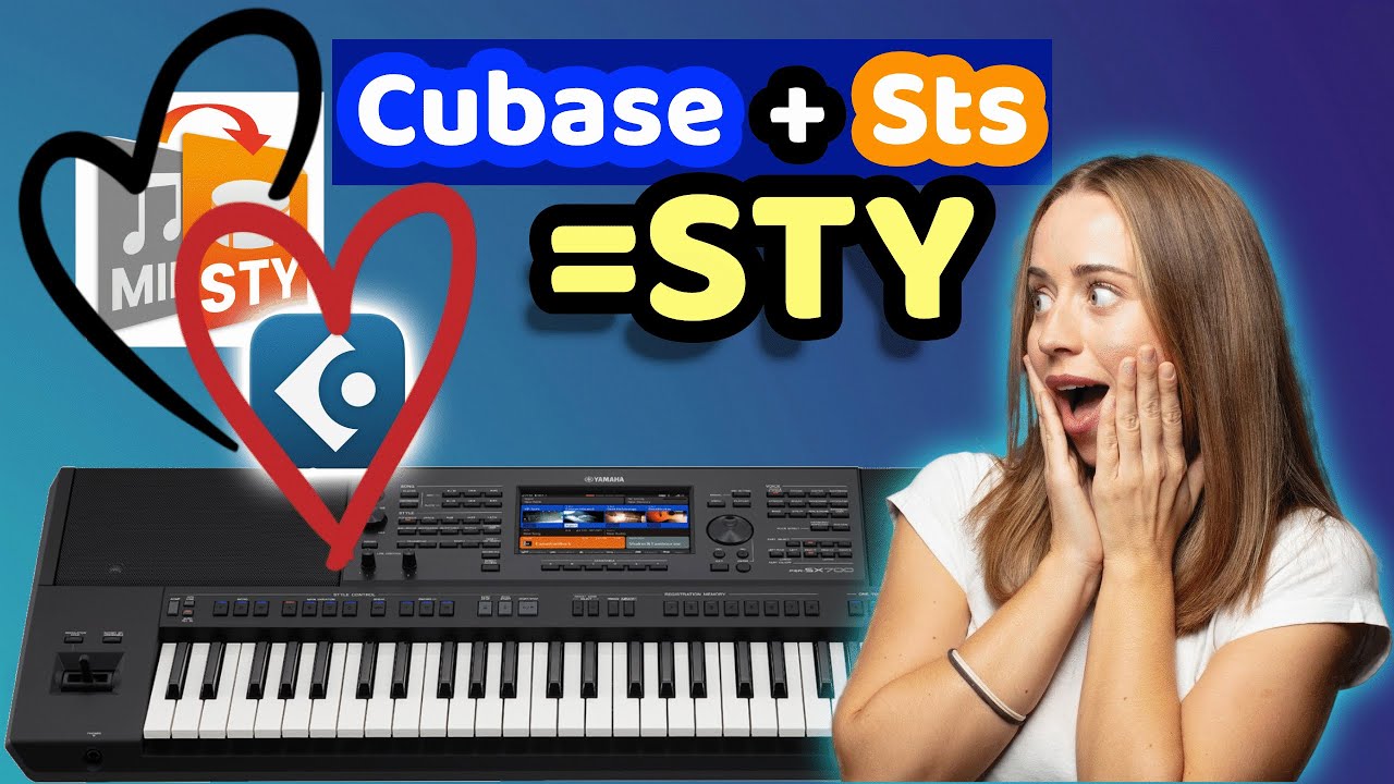 🎹 Cómo Crear Ritmos para Teclados Yamaha con Cubase + MIDI Song to Style 🎶 Tutorial Avanzado
