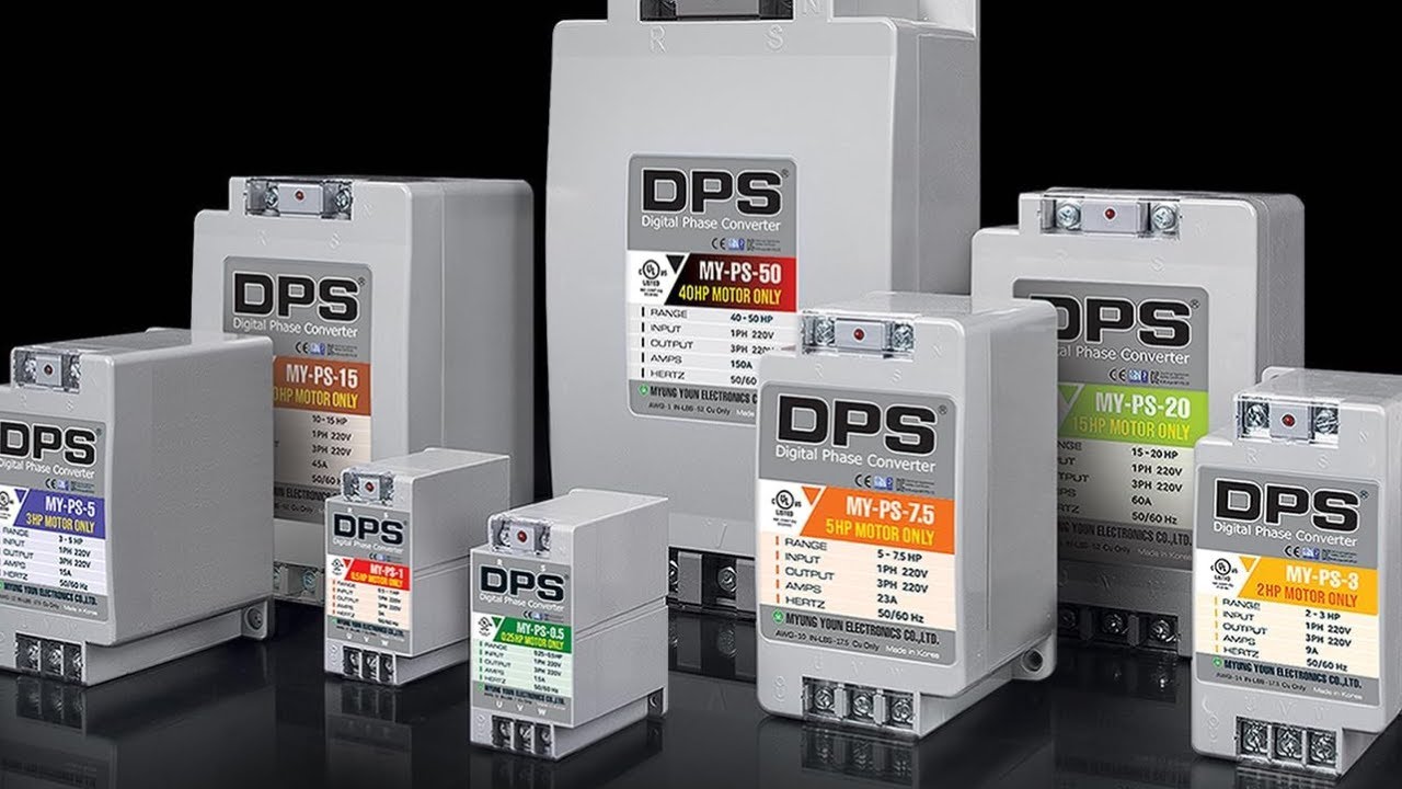 DPS 10HP Single to 3 Phase Converter: Power Your Motor with Ease!