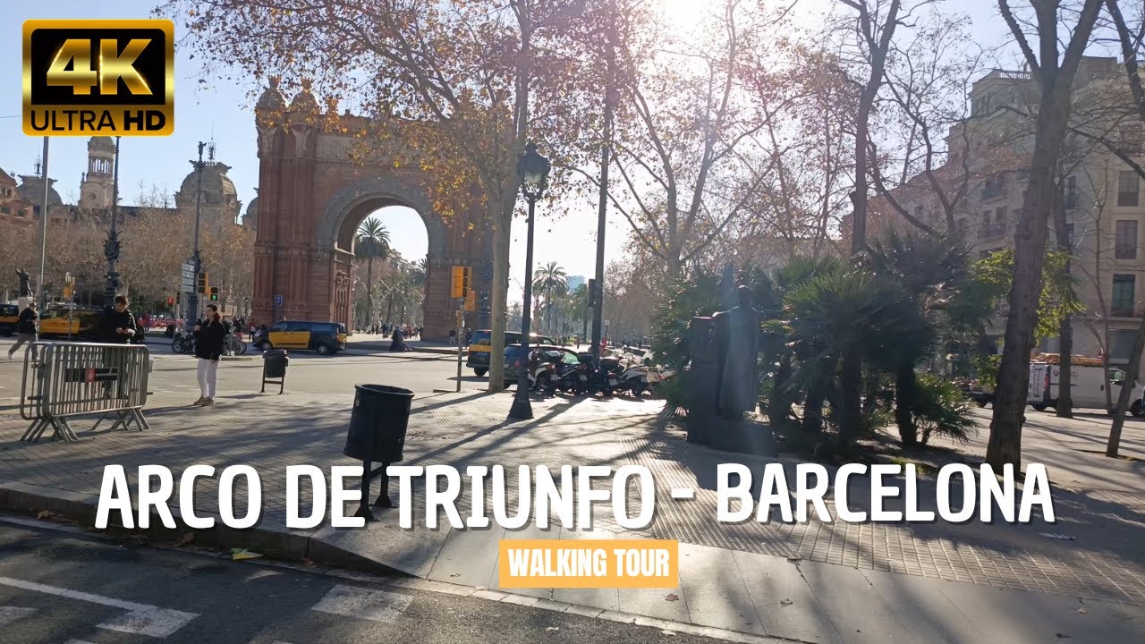 Arco de Triunfo de Barcelona/ Pov Walking Tour