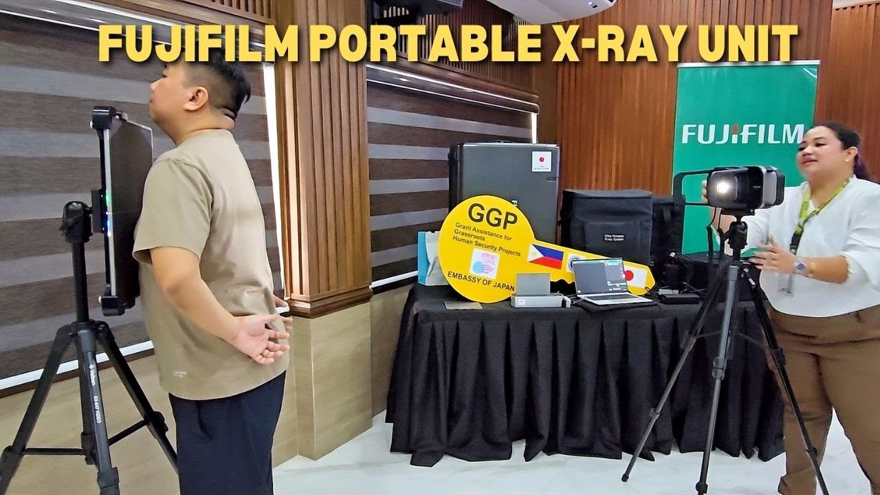 FUJIFILM PORTABLE X-RAY FDR XAIR UNIT IN OLONGAPO (DONATED BY JAPAN EMBASSY AND FUJIFILM PH)