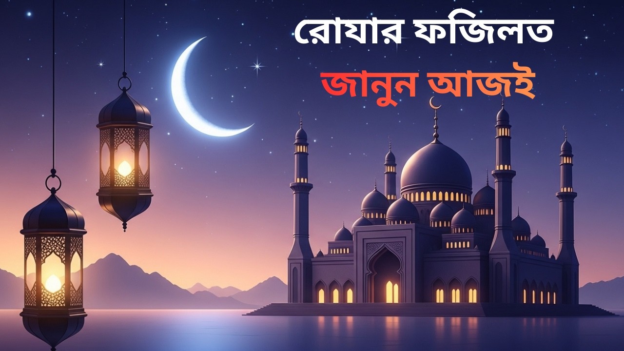 রমজানের বরকতময় মাসে জানুন রোযার গুরুত্ব ও ফজিলত | Importance of Ramadan in #রমজান #Ramadan