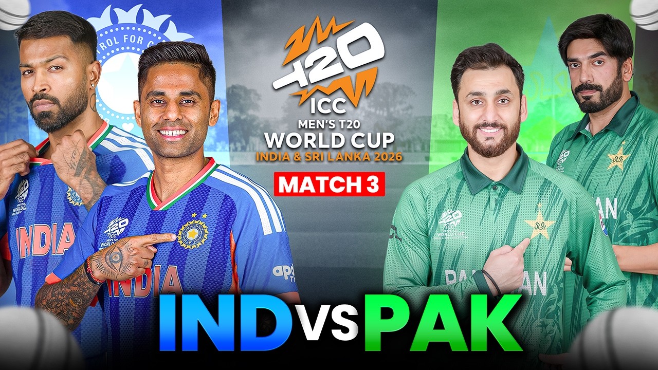 🔴India vs Pakistan LIVE | T20 World Cup 2026 | IND vs PAK 27th Match Group A | Cricket 26 Live
