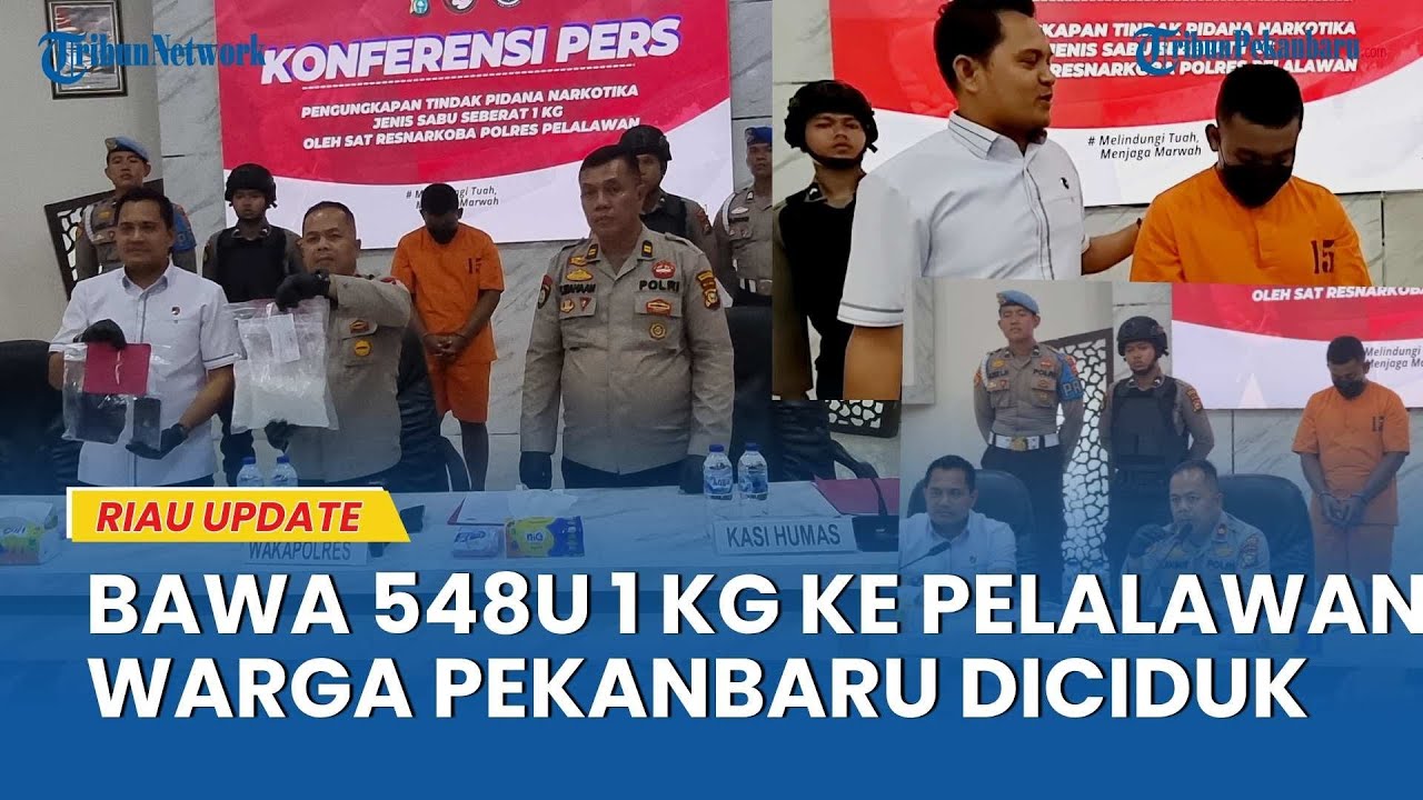 Polres Pelalawan Ungkap Peredaran Sabu 1Kg, Seorang Pelaku Ditangkap