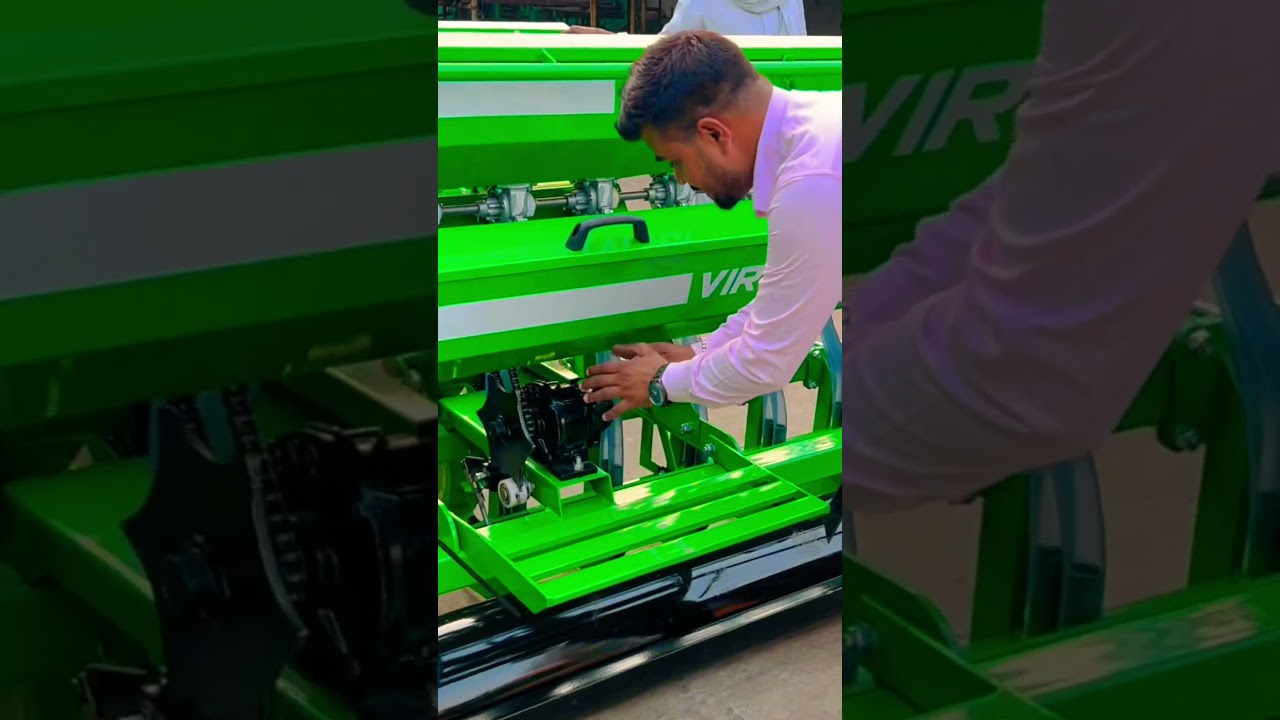 VIRDI STEP SEEDER FOR PADDY #agriculture #seeddrill #ricefarming #agriculturalmachinery