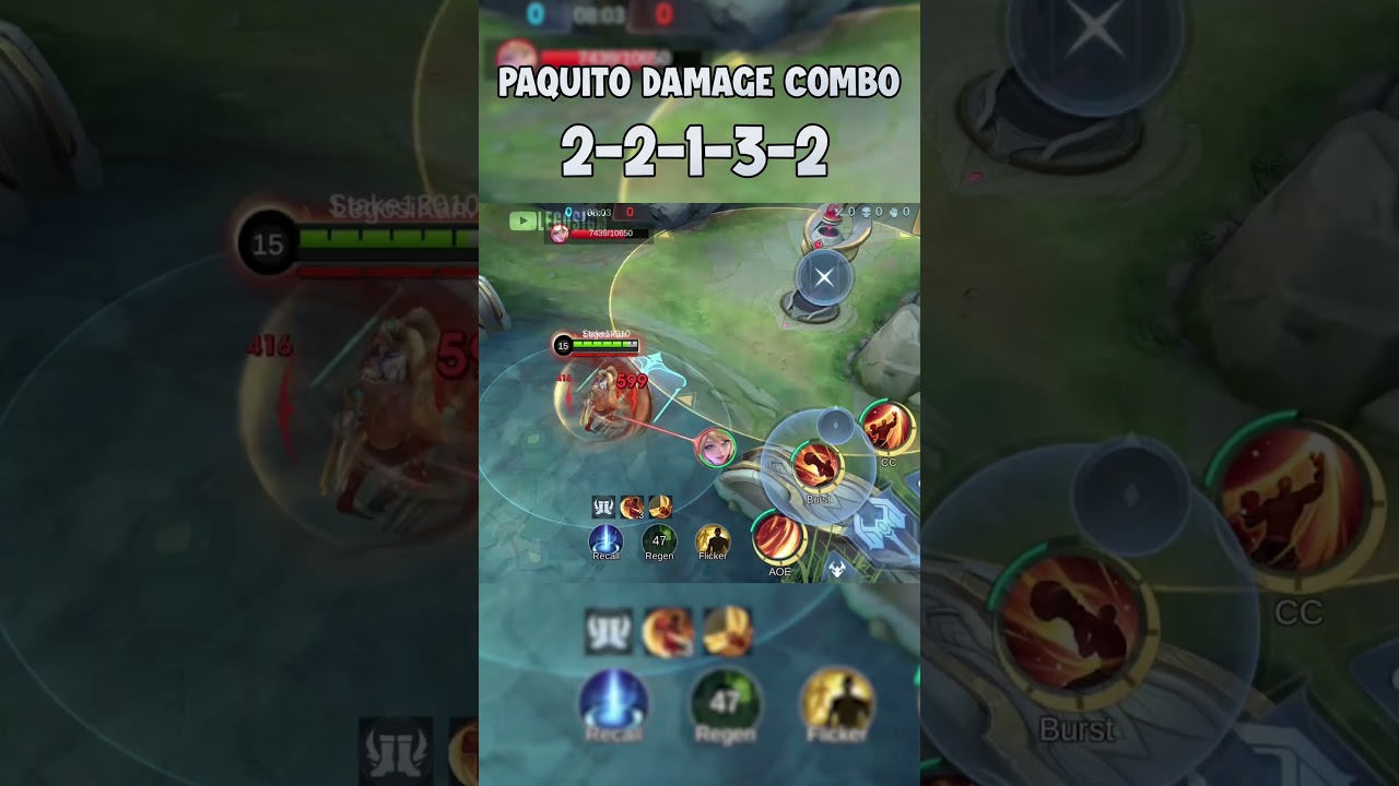 PAQUITO BEST AND EASY SKILLS COMBO TUTORIAL - LegosiGM