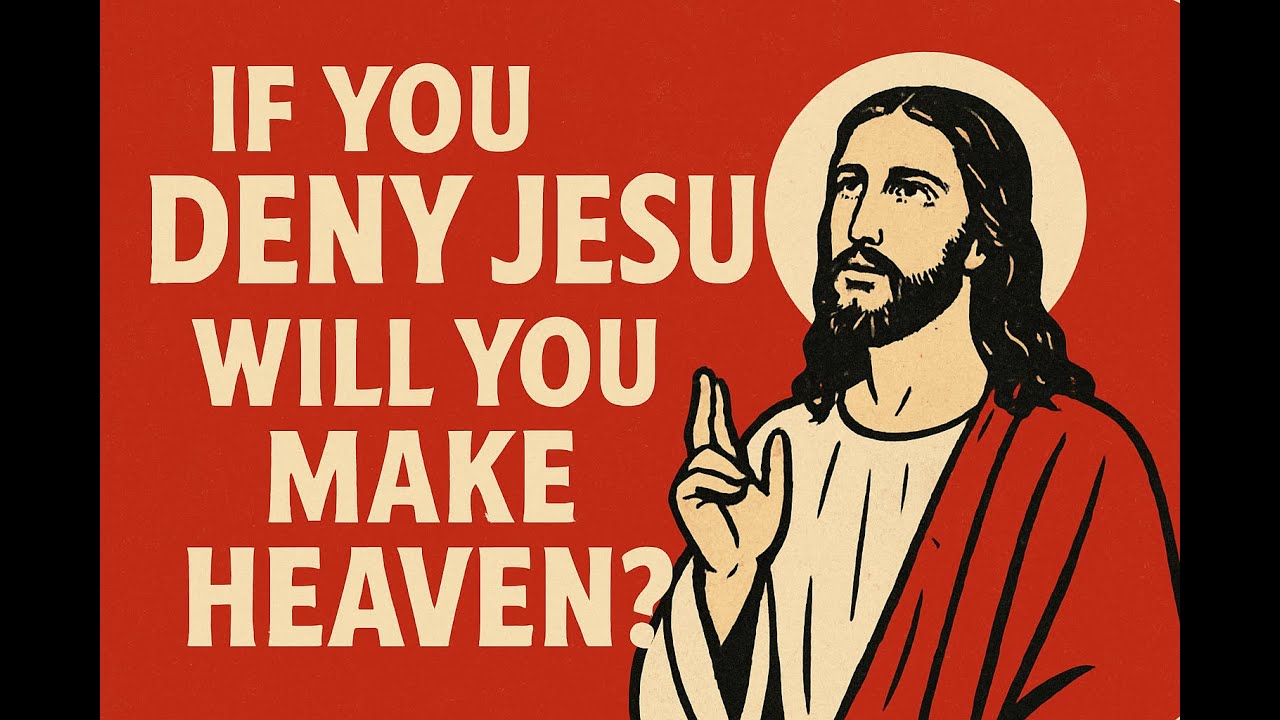 Will Jesus Deny you from entering heaven if you deny him here on earth?