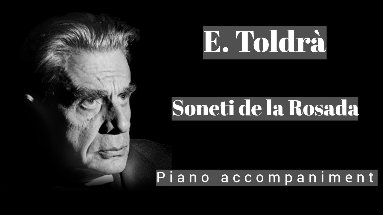 Toldrà - Soneti de la Rosada - Piano Accompaniment