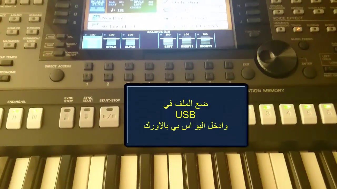 How to install Yamaha PSR A3000 Expansion File