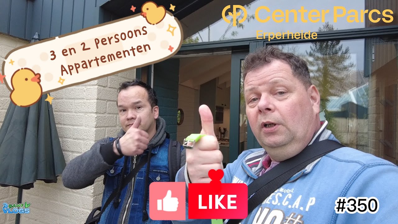 ERPERHEIDE | CENTER PARCS | 3 EN 2 PERSOONS PREMIUM APPARTEMENT 504 & 418 #centerparcsvlog #amfvlogs
