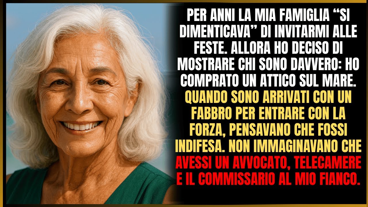 Ogni anno la mia famiglia “dimenticava” di invitarmi a Capodanno. Quest’anno ho comprato un attico.