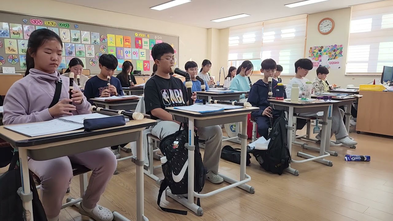 교실리코더합주/이웃집 토토로 OST/서울위례별초 6-6