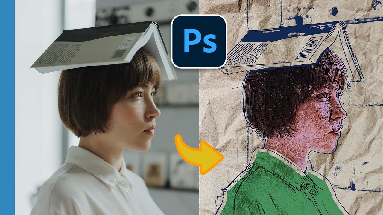 Create LINE ART without using Pen or Brush tool